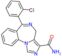 6-(2-chlorophenyl)-4H-imidazo[1,5-a][1,4]benzodiazepine-3-carboxamide