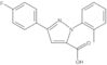 3-(4-Fluorophenyl)-1-(2-methylphenyl)-1H-pyrazole-5-carboxylic acid