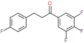3-(4-fluorophenyl)-1-(3,4,5-trifluorophenyl)propan-1-one
