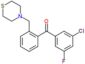 (3-chloro-5-fluoro-phenyl)-[2-(thiomorpholinomethyl)phenyl]methanone