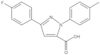 3-(4-Fluorophenyl)-1-(4-methylphenyl)-1H-pyrazole-5-carboxylic acid