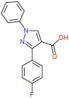 3-(4-fluorophenyl)-1-phenyl-1H-pyrazole-4-carboxylic acid