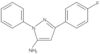 3-(4-Fluorophenyl)-1-phenyl-1H-pyrazol-5-amine