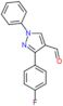 3-(4-fluorophenyl)-1-phenyl-1H-pyrazole-4-carbaldehyde