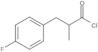 3-(4-fluorophenyl)-2-methylpropanoyl chloride