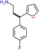 3-(4-fluorophenyl)-3-furan-2-ylpropan-1-amine