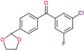 (3-chloro-5-fluoro-phenyl)-[4-(1,3-dioxolan-2-yl)phenyl]methanone