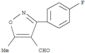 4-Isoxazolecarboxaldehyde,3-(4-fluorophenyl)-5-methyl-