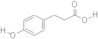 P-Hydroxybenzene propanoic acid