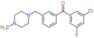 (3-chloro-5-fluoro-phenyl)-[3-[(4-methylpiperazin-1-yl)methyl]phenyl]methanone