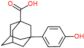 3-(4-Hydroxyphenyl)tricyclo[3.3.1.13,7]decane-1-carboxylic acid