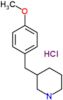 3-(4-methoxybenzyl)piperidine hydrochloride