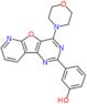 3-(4-morpholin-4-ylpyrido[3',2':4,5]furo[3,2-d]pyrimidin-2-yl)phenol