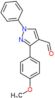 3-(4-methoxyphenyl)-1-phenyl-1H-pyrazole-4-carbaldehyde