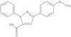 3-(4-Methoxyphenyl)-1-phenyl-1H-pyrazole-5-carboxylic acid