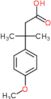 3-(4-methoxyphenyl)-3-methylbutanoic acid