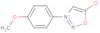 1,2,3-Oxadiazolium, 5-hydroxy-3-(4-methoxyphenyl)-, inner salt