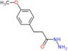 3-(4-methoxyphenyl)propanehydrazide