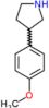 3-(4-methoxyphenyl)pyrrolidine