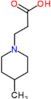 3-(4-methylpiperidin-1-yl)propanoic acid