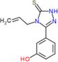 5-(3-hydroxyphenyl)-4-prop-2-en-1-yl-2,4-dihydro-3H-1,2,4-triazole-3-thione