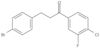 1-Propanone, 3-(4-bromophenyl)-1-(4-chloro-3-fluorophenyl)-