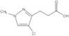 4-Chloro-1-methyl-1H-pyrazole-3-propanoic acid