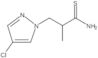 4-Chloro-α-methyl-1H-pyrazole-1-propanethioamide