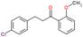 3-(4-chlorophenyl)-1-(2-methoxyphenyl)propan-1-one