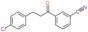 3-[3-(4-chlorophenyl)propanoyl]benzonitrile