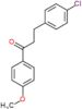 3-(4-chlorophényl)-1-(4-méthoxyphényl)propan-1-one