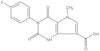 3-(4-Fluorophenyl)-2,3,4,5-tetrahydro-5-methyl-2,4-dioxo-1H-pyrrolo[3,2-d]pyrimidine-7-carboxylic acid