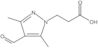 4-Formyl-3,5-dimethyl-1H-pyrazole-1-propanoic acid