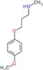 3-(4-methoxyphenoxy)-N-methylpropan-1-amine