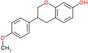 3-(4-methoxyphenyl)-3,4-dihydro-2H-chromen-7-ol