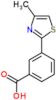 3-(4-methyl-1,3-thiazol-2-yl)benzoic acid