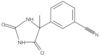 3-(4-Methyl-2,5-dioxo-4-imidazolidinyl)benzonitrile