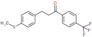 3-(4-methylsulfanylphenyl)-1-[4-(trifluoromethyl)phenyl]propan-1-one