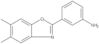 3-(5,6-Dimethyl-2-benzoxazolyl)benzenamine