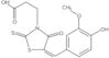 5-[(4-Hydroxy-3-methoxyphenyl)methylene]-4-oxo-2-thioxo-3-thiazolidinepropanoic acid