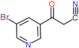 3-(5-bromo-3-pyridyl)-3-oxo-propanenitrile
