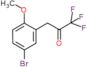 3-(5-bromo-2-methoxy-phenyl)-1,1,1-trifluoro-propan-2-one