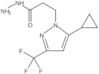 5-Cyclopropyl-3-(trifluoromethyl)-1H-pyrazole-1-propanoic acid hydrazide