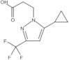 5-Cyclopropyl-3-(trifluoromethyl)-1H-pyrazole-1-propanoic acid