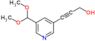 3-[5-(dimethoxymethyl)-3-pyridyl]prop-2-yn-1-ol
