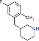 3-(5-fluoro-2-methylbenzyl)piperidine