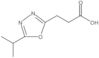 5-(1-Methylethyl)-1,3,4-oxadiazole-2-propanoic acid