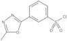 3-(5-methyl-1,3,4-oxadiazol-2-yl)benzenesulfonyl chloride