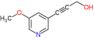 3-(5-methoxy-3-pyridyl)prop-2-yn-1-ol
