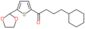 4-Cyclohexyl-1-[5-(1,3-dioxolan-2-yl)-2-thienyl]-1-butanone